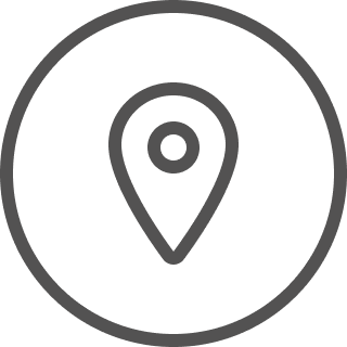Ícono vector pin de ubicación